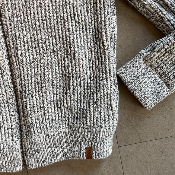 NWT Men's Roots Snowy Fox Zip Cardigan Sweater Jacket-Size Small - Picture 10 of 16